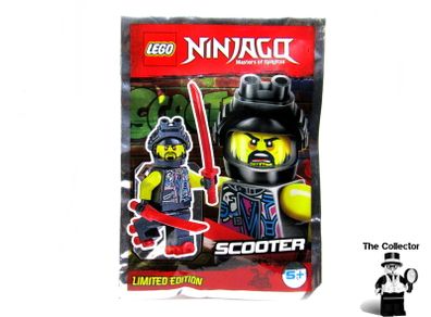 LEGO Ninjago Scooter Minifigure Foil Pack Polybag Limited Edition Brand New Sealed