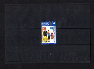 1985 Guernsey 75th Anniversary of Girl Bude Movement Commemorative Stamps Mint Never Hinged (MNH)