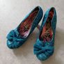 Turquoise Irregular Choice heels, size 6 Image 6