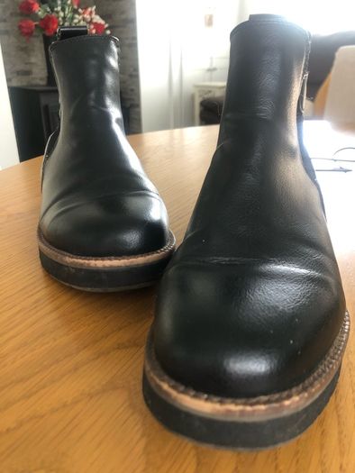 Leather Ankle Boots. Size 4 /37
