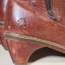Vintage womens Dr Martens 11436 brown leather heeled riding boots knee high Size Uk 4 EU 37 Image 6