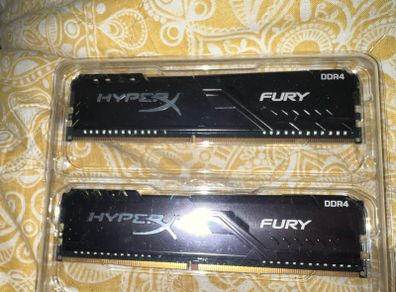 HyperX Fury Black 16gb 2x8GB DDR4-2666