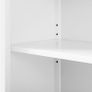 bathroom cabinet, bathroom cabinet with drawer and adjustable intermediate compartment, kitchen cabinet, storage cabinet, country house style, MDF panels, 60 x 30 x 80 cm, white Image 3