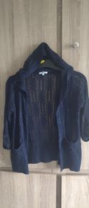 cardigan navy with hood would fit s m l