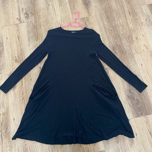 ASOS jersey swing dress black