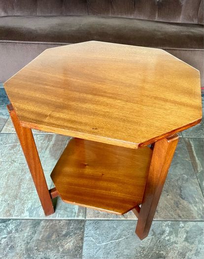 Unique 1950s Mid Century Solid Teak Side Occasional or Small Coffee table