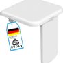 Folding Shower Seat for Bath Wall Mounted,Fold Up Shower Stool,Shower Chair Foldable with Legs,Fold Down Bathroom Stool for Elderly Image 7