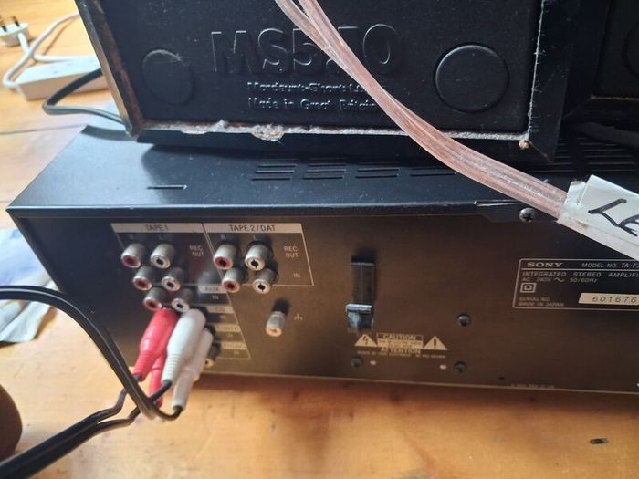 Sony Amplifier and CD and Mordaunt Short Speakers