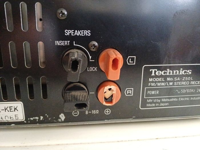 Technics amplifier and cassette player  for repair or parts