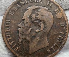 Italy 1866 10 Centesimi