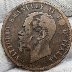 Italy 1866 10 Centesimi