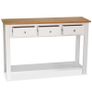 Console Table 118x35x77 cm Solid Oak Wood Image 2