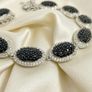 Natural Black Spinel Cambodian Zircon Halo Bracelet Image 10