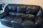 Black Leather Sofa