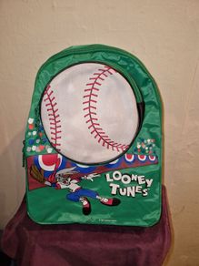1997 Looney Tunes Baseball themed backpack