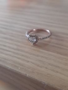Pandora 2 tone gold yellow and rose size 5.5