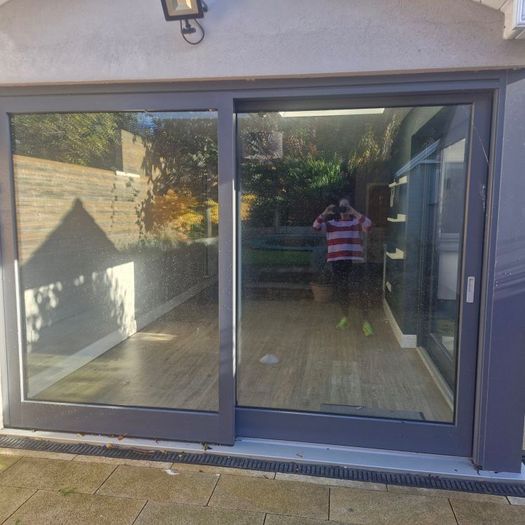 Aluclad sliding door