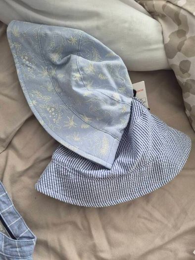 baby outfit and hats to match