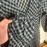 Lollys Laundry Check Midi Dress Sz 6UK 2US XS Black Long Sleeve Casual Classic Image 7