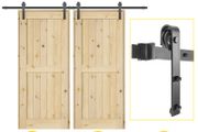 Sliding Barn Door Hardware Kit, 12FT