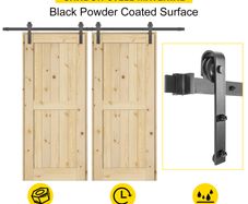Sliding Barn Door Hardware Kit, 12FT