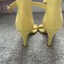 Women's Yellow High Heels Image 3