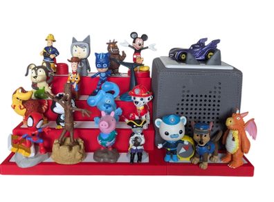 Tonie box holder and shelf