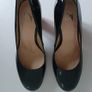 Xaira Black Patent Leather Court Shoes Block Heels EU35 UK2 BNIB RRP 100  CAN POST Image 2