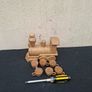 Ceramic train bottle and cups postage possible Image 2