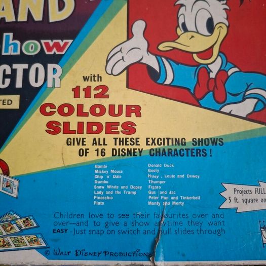 1960s Walt Disney Projector