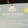 Sunshade for strollers and car seats Image 2