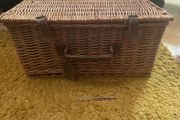 Large Picnic Hamper / Storage Basket