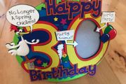 30th Birthday frame