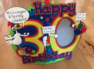 30th Birthday frame