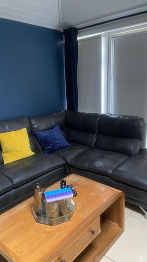 Corner sofa leather