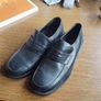 FREE - Mens Shoes, Black Leather  and Leather Sole - Free To Collect Image 2