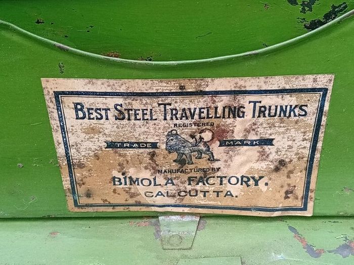 Antique Steel Trunk