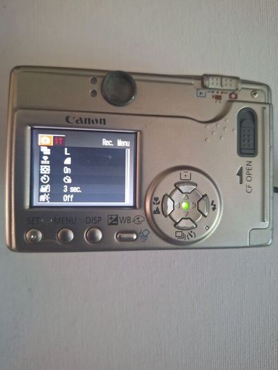 canon digital ixus v3 digital camera complete kit with box charger battery working