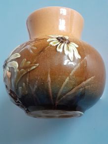 VASE - Vintage - Ceramic - Daisy Pattern