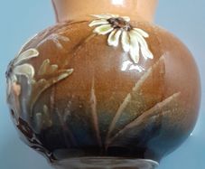 VASE - Vintage - Ceramic - Daisy Pattern