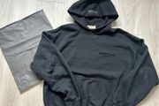 Essentials fear of god black hoodie