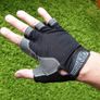 Gym gloves. Fingerless gloves. Cycling gloves. Work gloves. Carpenter gloves. Weightlifting. Workout.  Fitness.  Bodybuilding Image 6