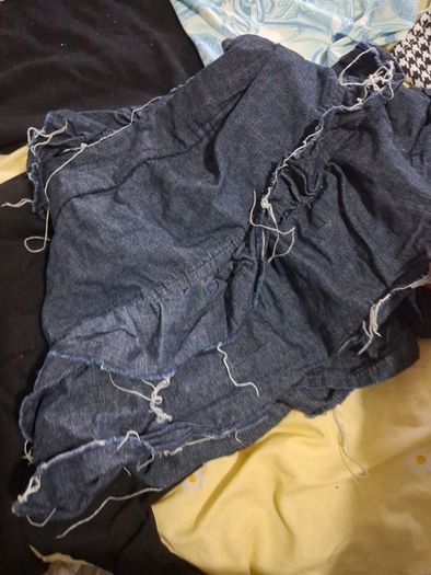 2 tops leggings and skirt