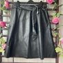 skirt Bnwt Aline black leather look skirt Relish brand eu 46 16/18 Image 4