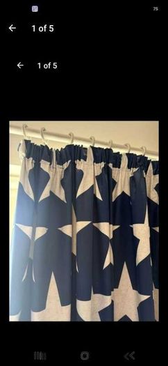 Next Curtains with Matching Lampshade - Only 50