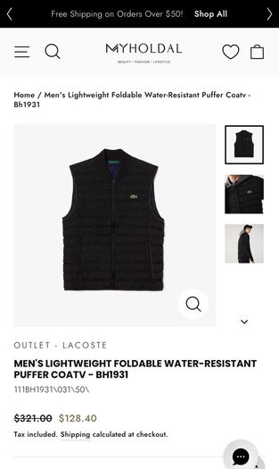 Lacoste vest
