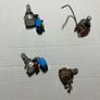 Electric Guitar acoustic various parts fender Stratocaster telecaster squier Ibanez esp Gibson  Jackson emg active cable Potentiometer A 500 K B 500 K volume tone switch socket 2 way mini toggle switch craft input jack neck plate nut saddle tuners machine Image 5