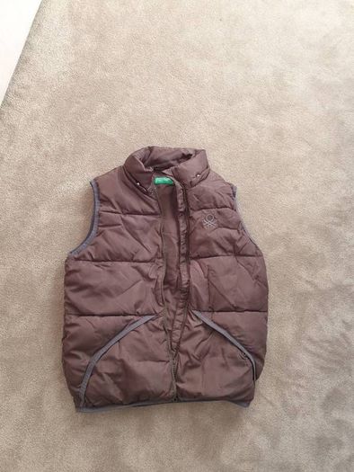 Benetton Boys Brown Vest 8-9