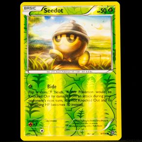 Seedot 9/114 Reverse Holo Common XY Steam Siege Pokemon Card