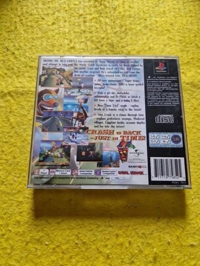 Crash Bandicoot 3 Warped PlayStation 1 ps1 PlayStation 2 ps2 games Original